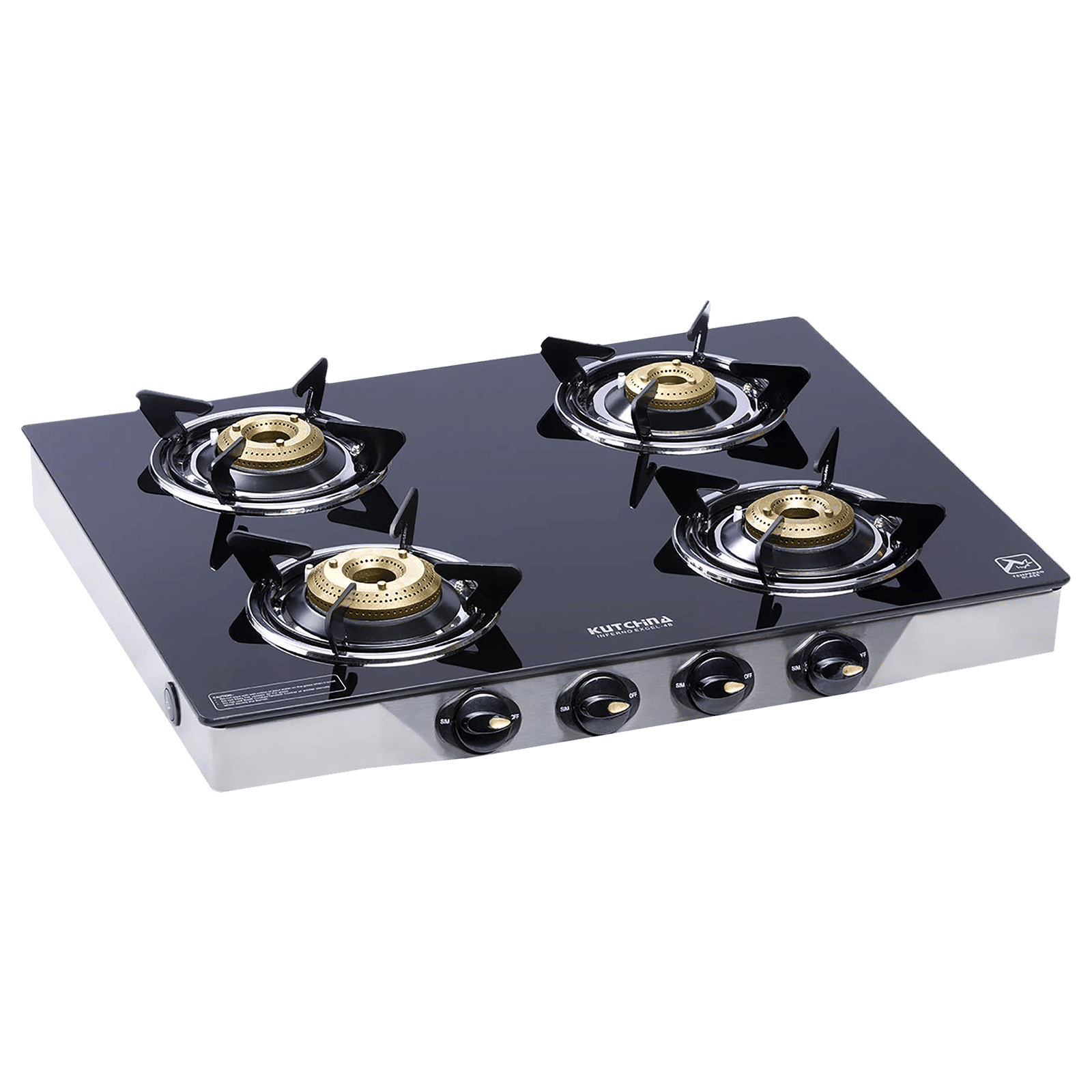 Buy Kutchina Inferno Excel B Tempered Glass Top Burner Automatic Gas